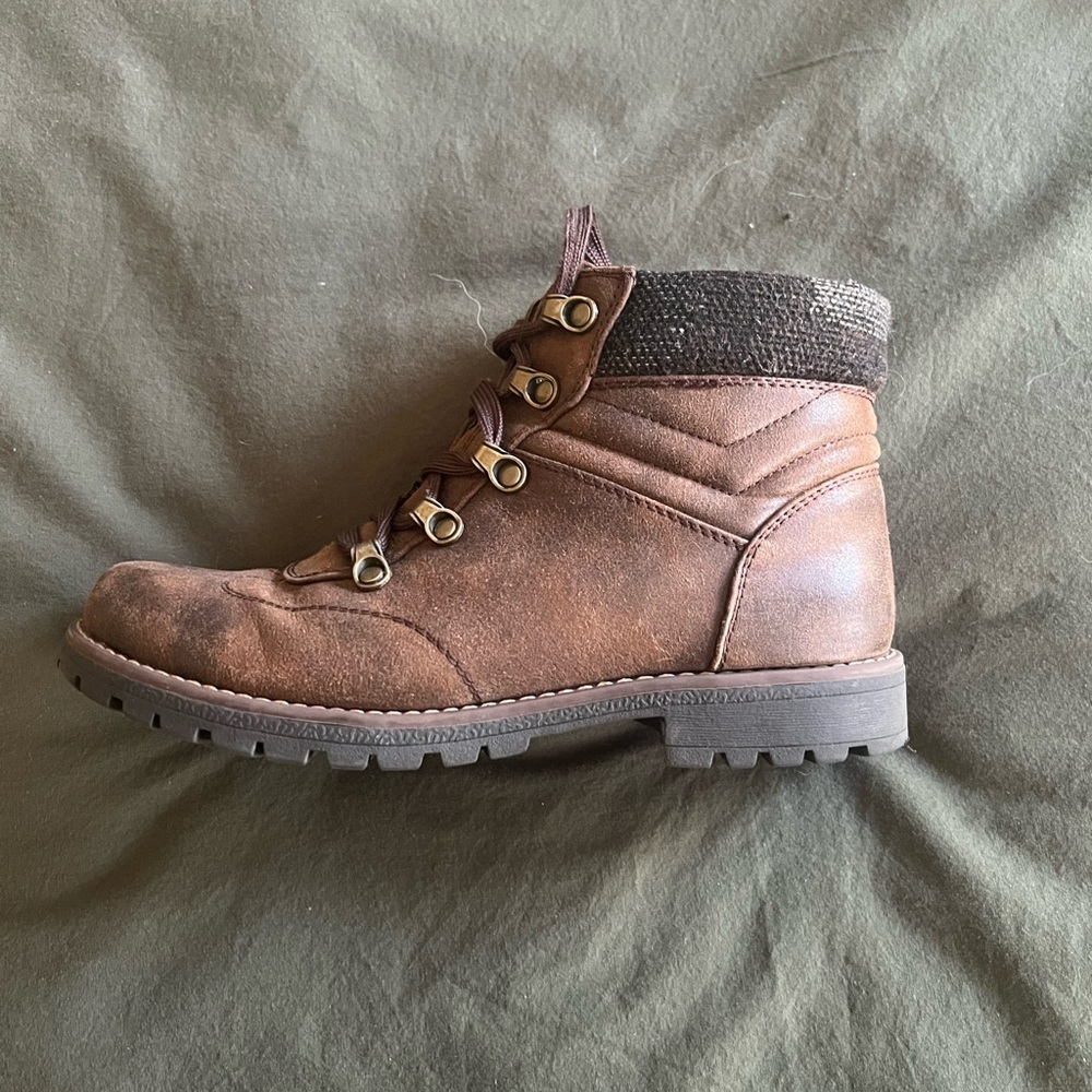 Brown Ankle Boots Wmns 8